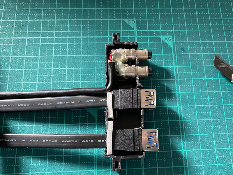うまく押し込めた